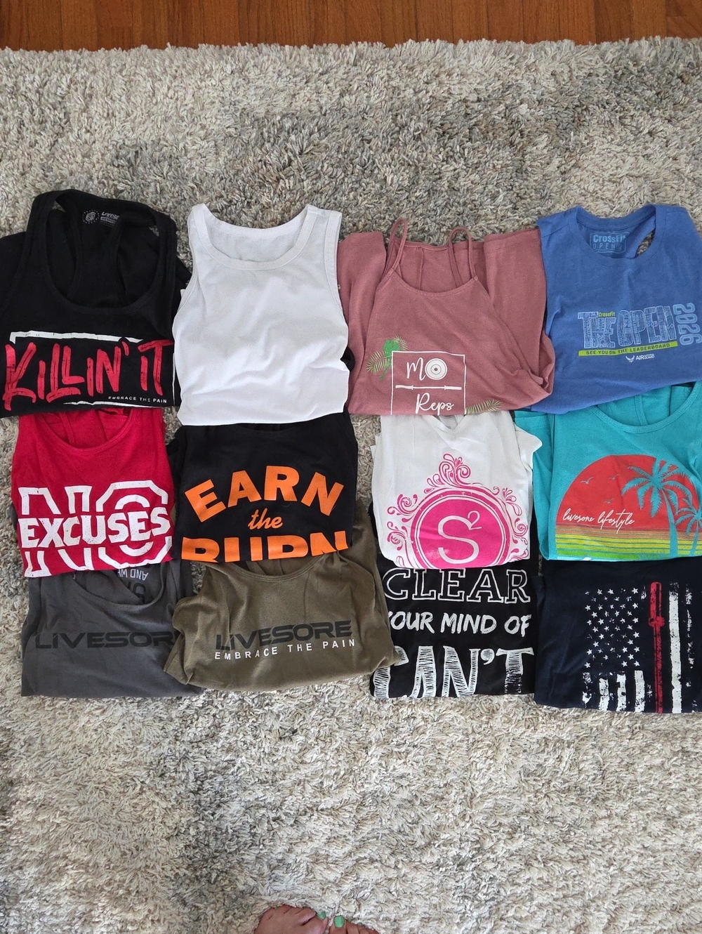 Assorted Women's Racerback/Muscle Tank Tops